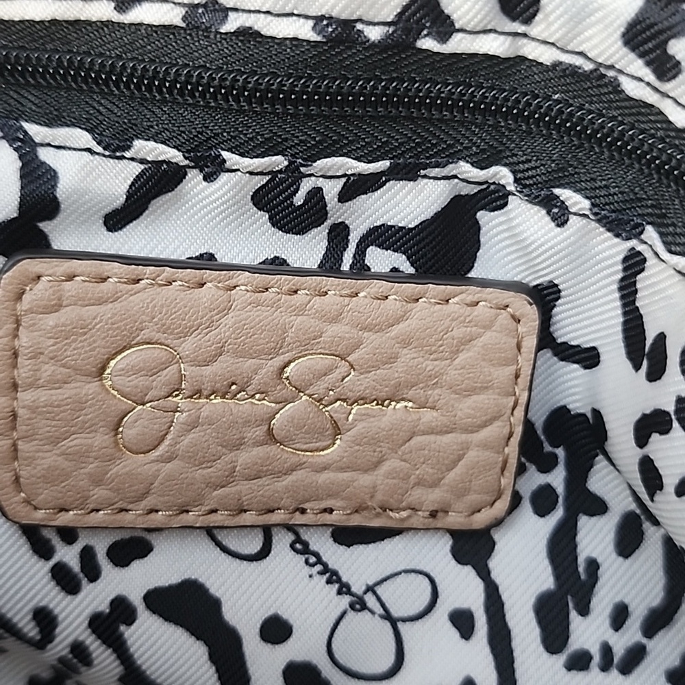 Jessica Simpson’s Natural Kandi Foldover Crossbody Clutch NWT - Picture 12 of 14